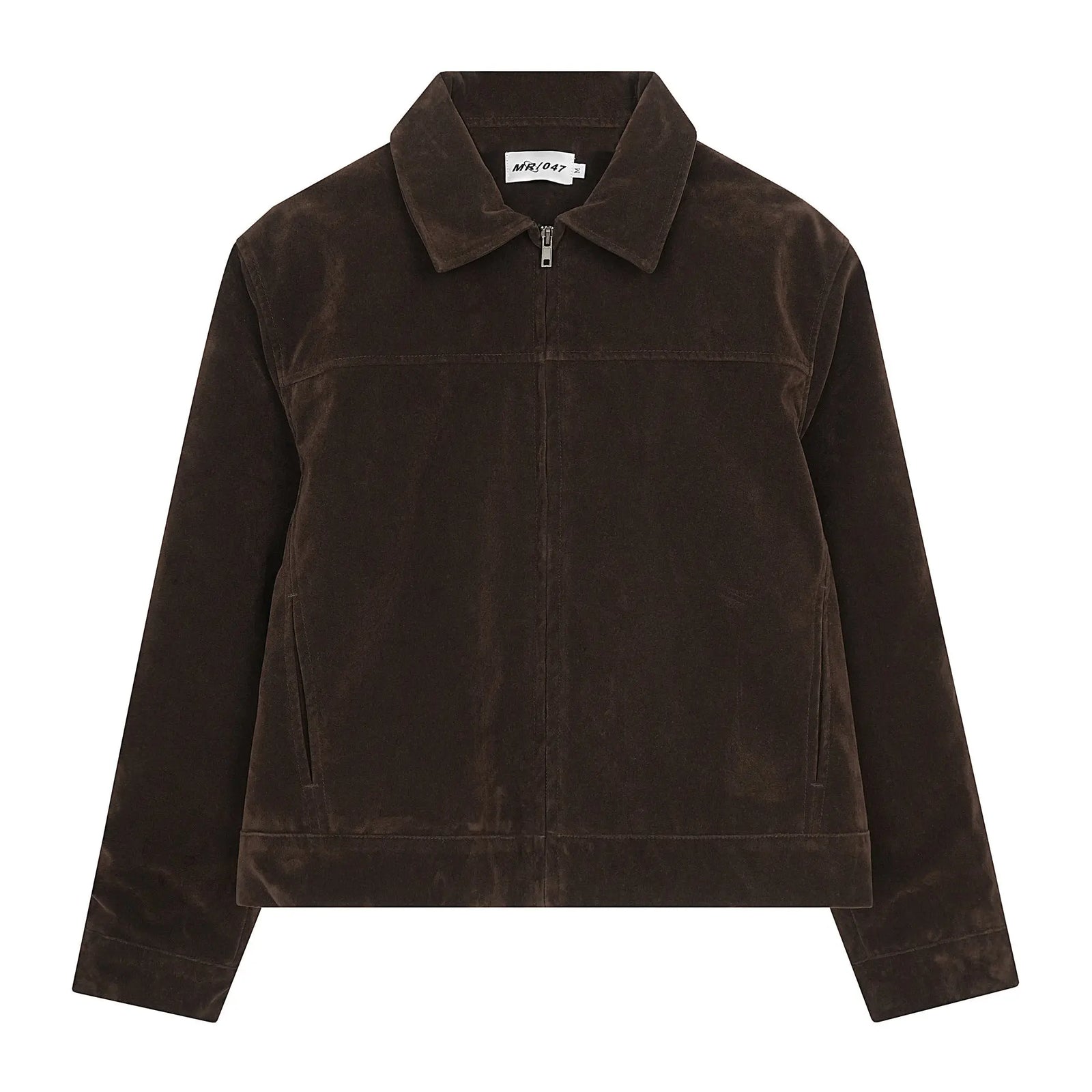 Urban Streetwear Style Faux Suede Jacket for Men, Short and Wide Winter Thickened Cotton Coat