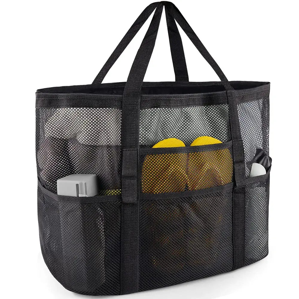 Large Waterproof Mesh Beach Bag for Vacation