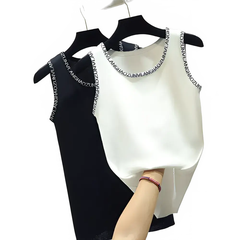 Embroidered Corset Tank Top for Women