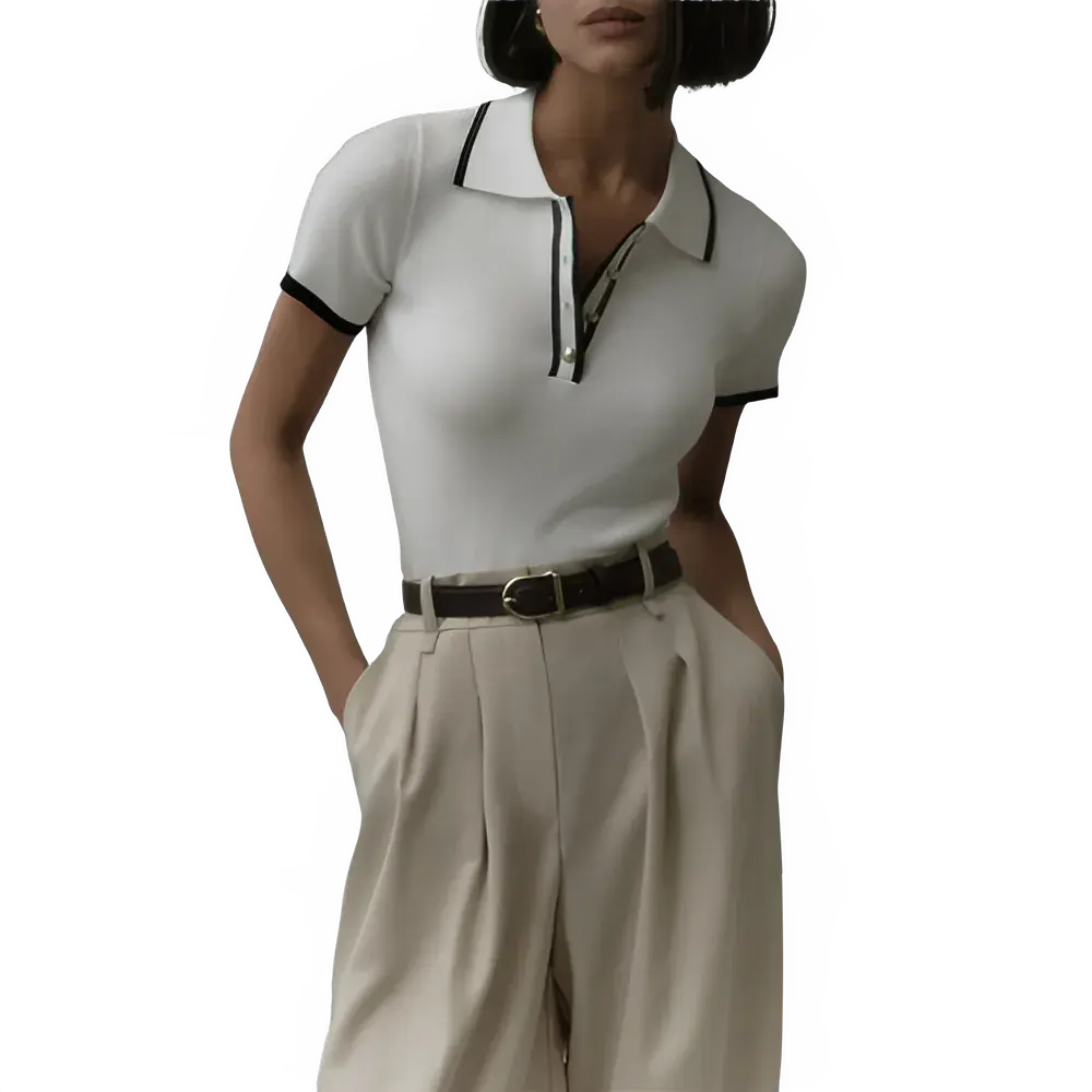 Elegant Knit Pullover Top for Women