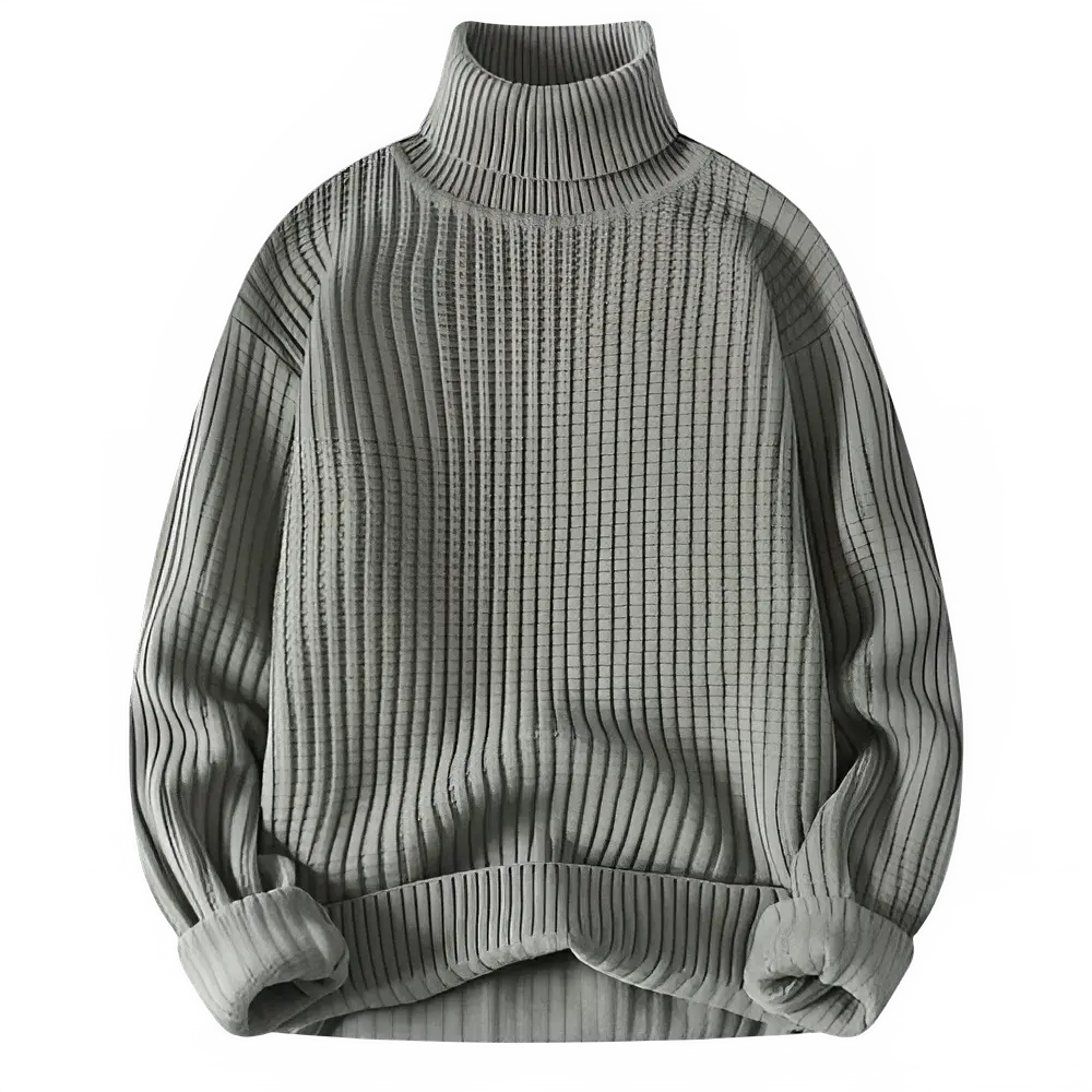 Men's Turtleneck Sweater - Warm & Stylish Jumper