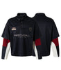 Long sleeved sports fake two piece lapel polo shirt Markonline