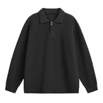 Half zip lapel sweater for men Markonline