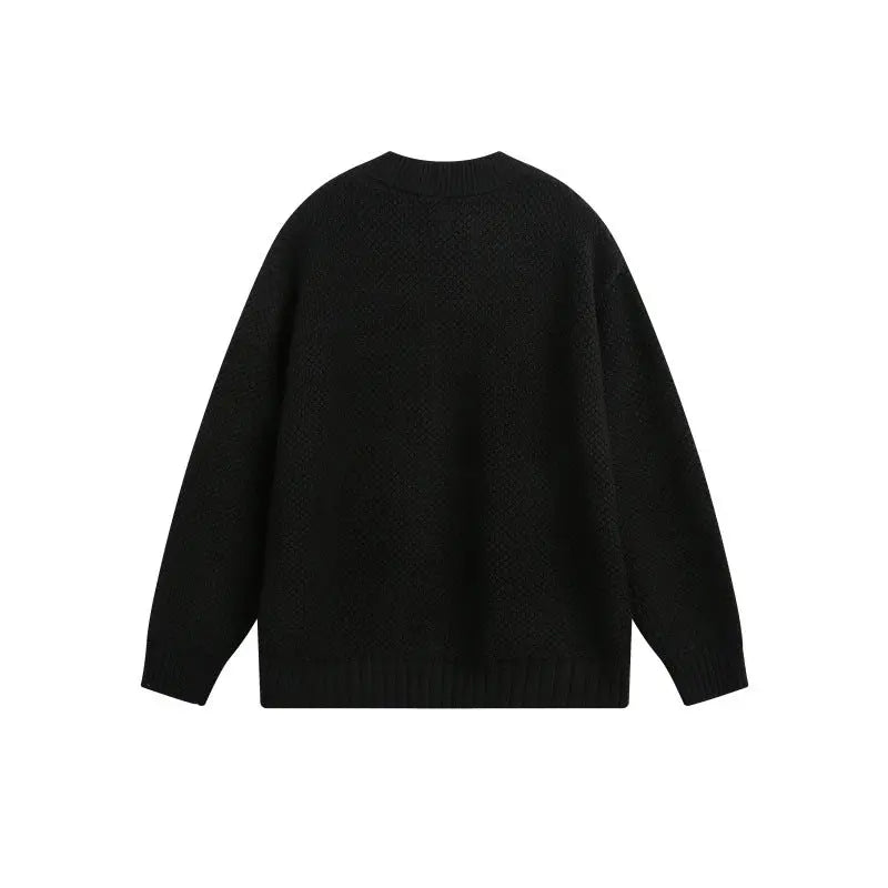 Classic Loose Casual Versatile Lazy Style Cardigan Sweater Men Markonline