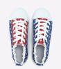 Multicolor American Flag Stars Printed Frayed Detail Lace-up Shoes Dear-Lover Dropshipping