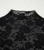 Black Sheer Floral Lace Mesh Mock Neck Long Sleeve Top Dear-Lover Dropshipping