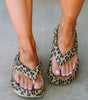 Leopard Print Thick Sole Flip Flops Dear-Lover Dropshipping