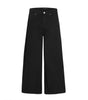 Vintage Black Denim Pants for Men and Women Straight Clean Fit Loose Wide Leg Floor-Length Casual Trousers Markonline