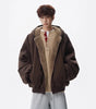 Mountain Hawk Fleece Lined Hooded Cotton Coat for Men, Winter New Fashion Brand Loose Retro Thick Warm Cotton Jacket Markonline
