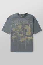 Summer American Skull Short Sleeve Loose T-shirt for Men Markonline