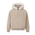 Wool collar cotton coat lamb wool jacket eprolo