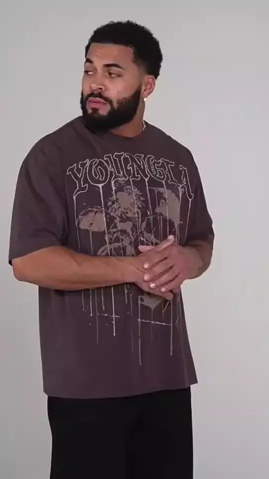 Summer American Skull Short Sleeve Loose T-shirt for Men Markonline