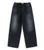 Black and Grey Straight Loose Casual  Denim Pants for Men and Women eprolo
