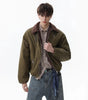 Lamb wool and velvet cotton coat jacket Markonline