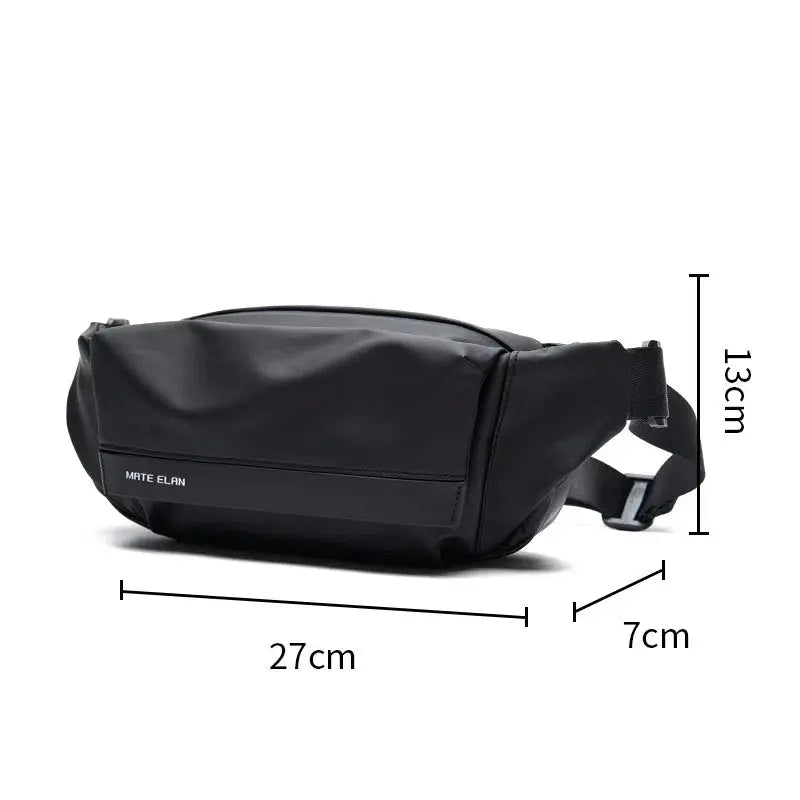 Chest bag men's small shoulder bag multifunctional trendy crossbody bag commuter mailman shoulder bag waist bag backpack Markonline