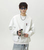 Embroidered round neck sweatshirt for men Markonline