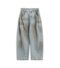 Wash and tie dye denim jeans for men and women Markonline