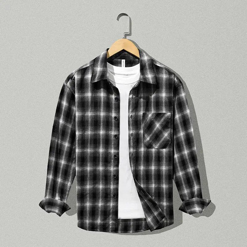 Thick Plaid Casual Shirt for Men eprolo
