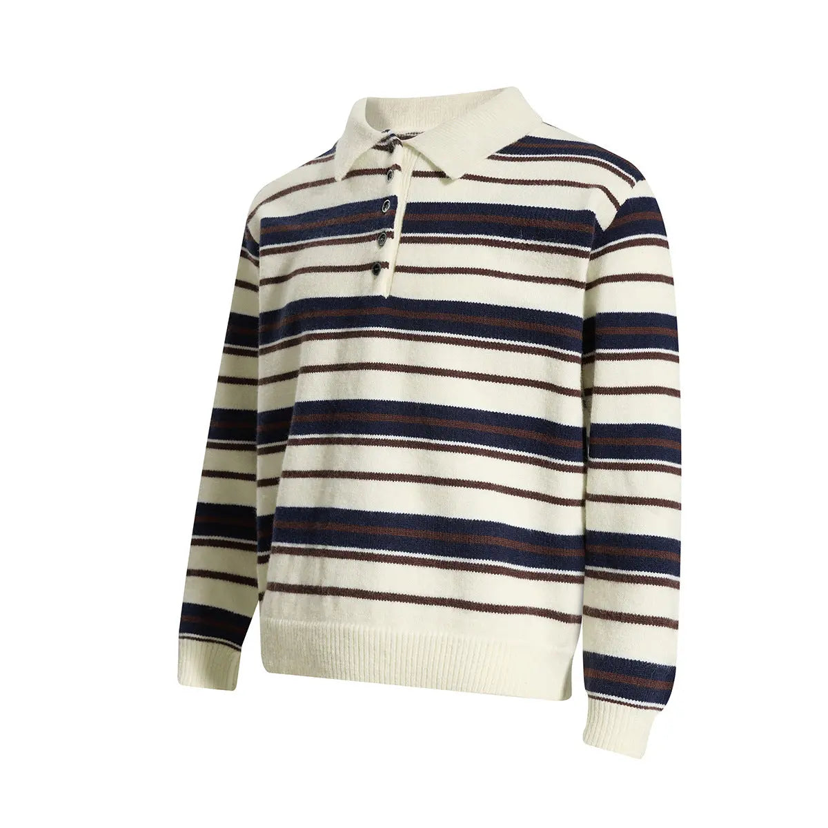 Polo Collar Sweater Men's Base Shirt