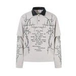 Retro dark fake two polo shirts with a collar T-shirt Markonline