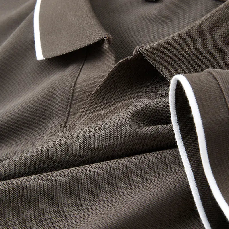 Men's Short Sleeve Polo Shirt Business Casual Top Markonline