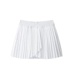 Temperament pleated skirt white A-line short skirt half skirt for women eprolo
