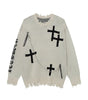 Knitted sweater necklace cross sweater for men eprolo