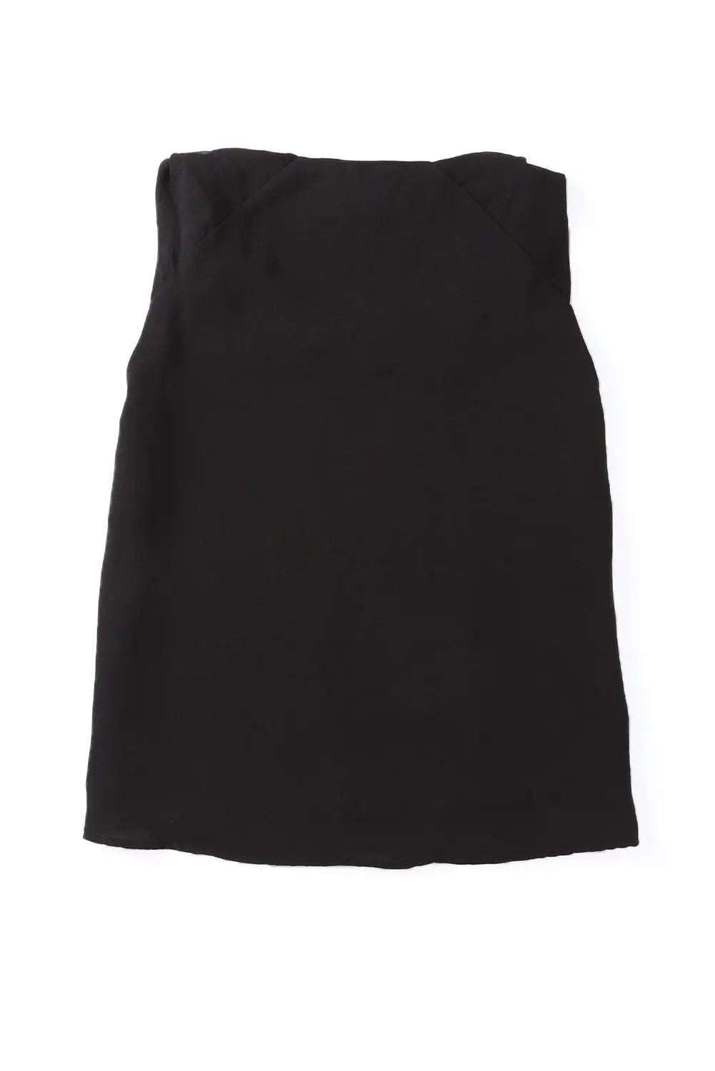 Black V Neck Knotted Shoulder Vest Dear-Lover Dropshipping