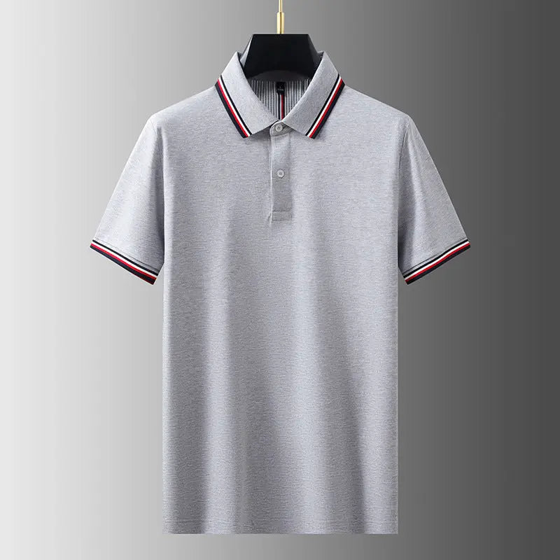 Men's Short Sleeve Polo Shirt with Turn-Down Collar Markonline