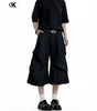 Trousers for Men and Women Water-Washed Vintage Straight Clean Fit Loose Wide-Leg Shorts eprolo