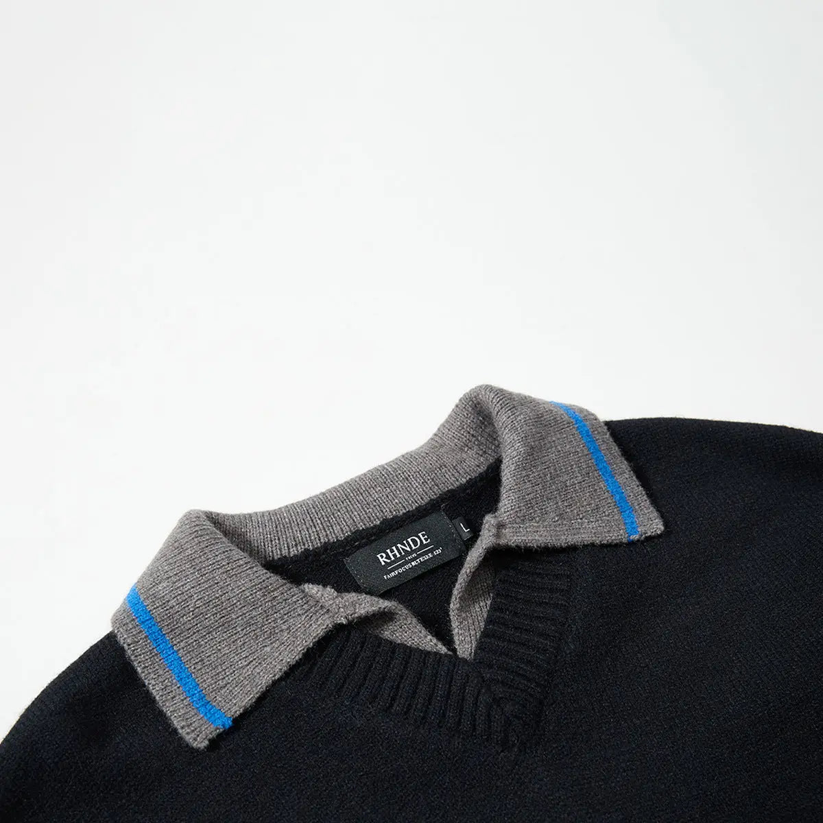 Polo collar sweater men's base shirt Markonline