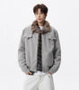 Retro Shearling Lapel Coat for Men Winter Fleece-Lined Thick Warm Loose Suede Motorcycle Style Cotton Jacket Markonline