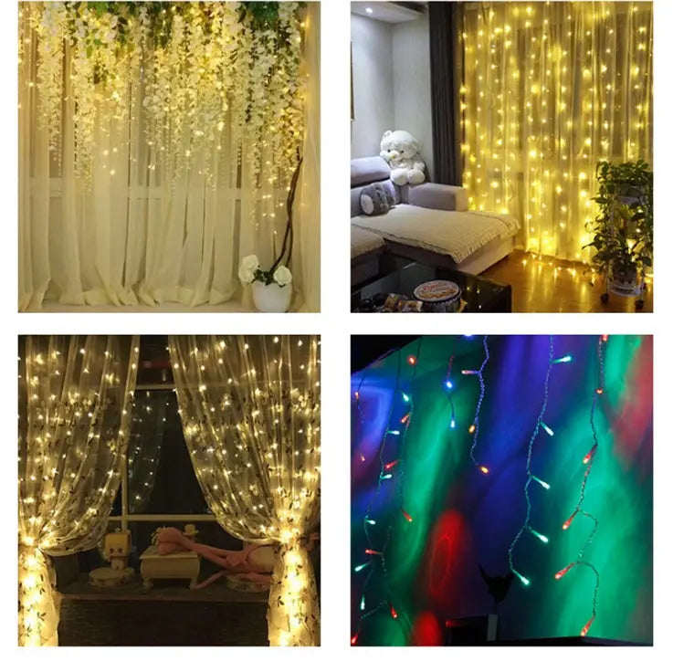 Christmas LED Curtain Lights Markonline