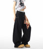 Plaid Baggy High Waist Zipper Jeans for Men and Women &ndash; Loose Wide Leg Oversized Pants Markonline