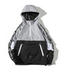 Hooded Jackets Men Block Pullover Jacket Fashion Tracksuit Coat Men Hip Hop Streetwear Jacket Men Markonline