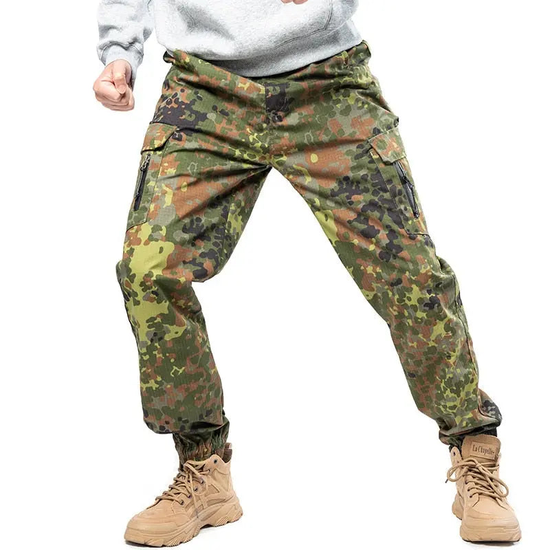 Mege Brand Men Fashion Streetwear Casual Camouflage Jogger Pants Tactical Military Trousers Men Cargo Pants for Droppshipping Markonline