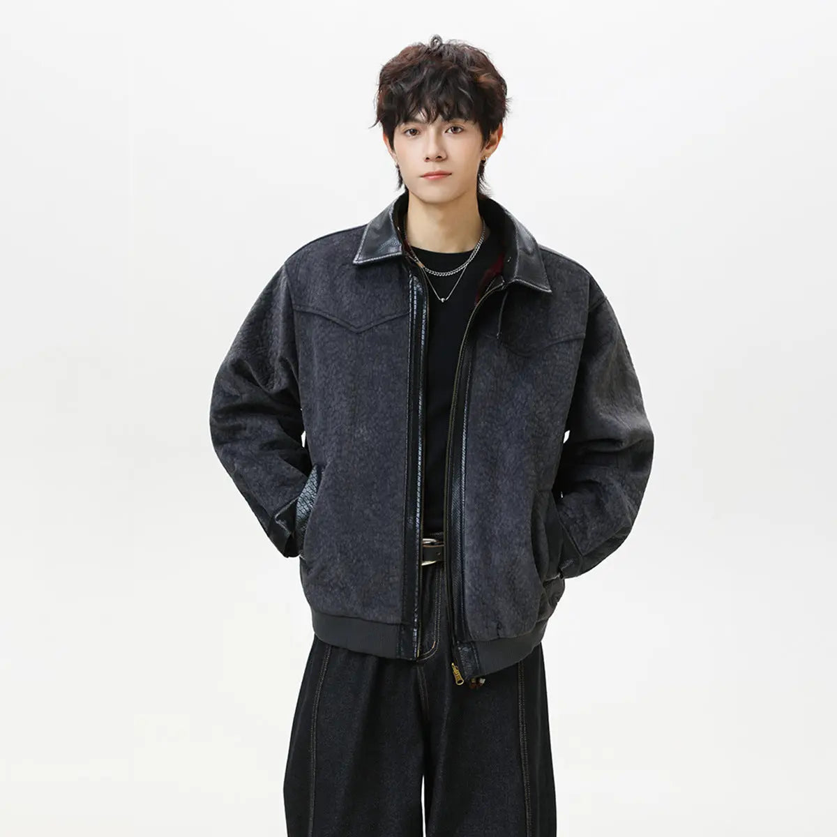 Velvet jacket cotton coat