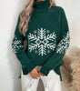 High Collar Christmas Sweaters Women's Clothing Markonline