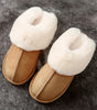 Camel Plush Suede Winter Home Slippers Dear-Lover Dropshipping