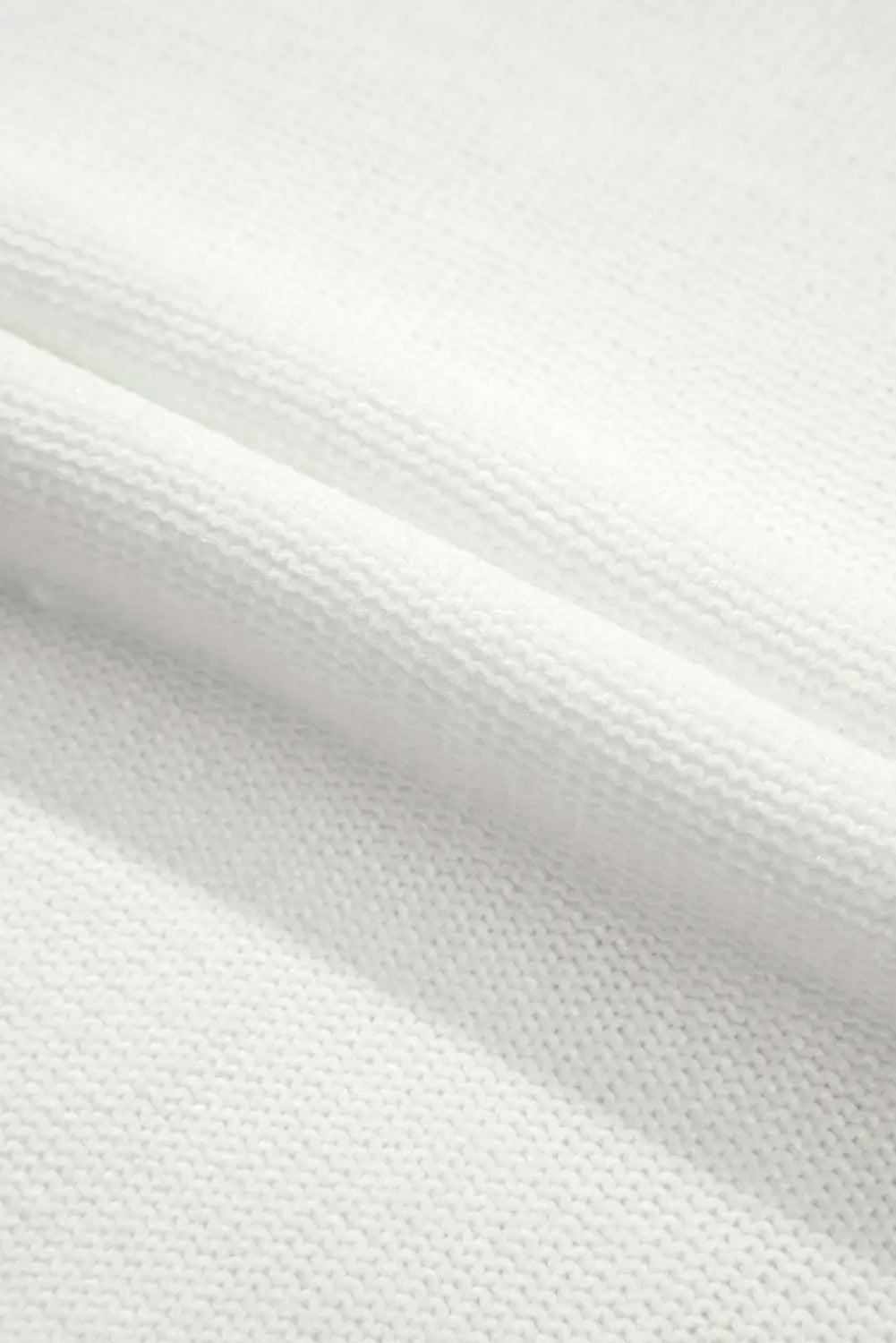 White Woven Tasseled Sleeveless Mock Neck Sweater Vest Dear-Lover Dropshipping