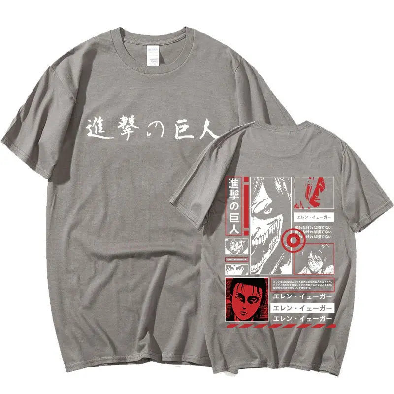 Japan Anime Attack on Titan T Shirt Men Shingeki No Kyojin E Markonline