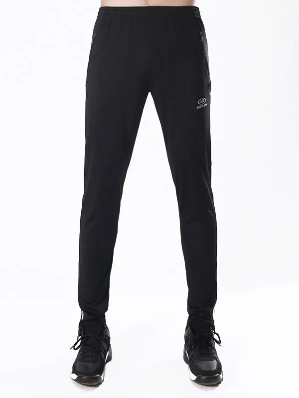 Quick Dry Luminous Side Stripe Zipper Bottom Activewear Pants