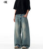 Jeans for Men and Women Loose Fit Casual Wide Leg Pants Markonline