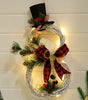 Christmas wreath pendant LED lights garland Markonline