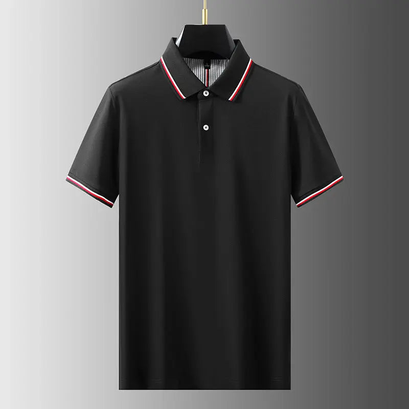 Men's Short Sleeve Polo Shirt with Turn-Down Collar Markonline