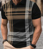 POLO printed striped men's sports polo shirt Markonline