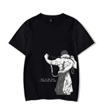 Anime Printed Streetwear Vintage Washed T-shirt Men Harajuku Markonline