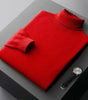 Men's high collar pullover sweater for autumn and winter, loose knit base sweater for men Markonline