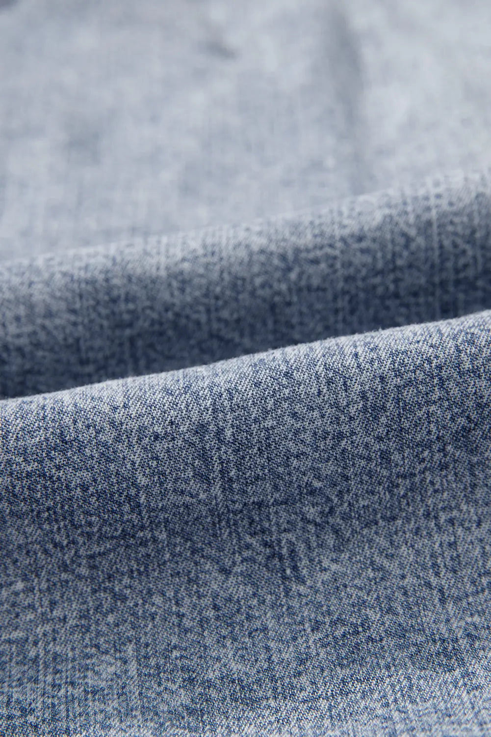 Ashleigh Blue Ruffled Shirred Neckline Sleeveless Denim Tank Top Dear-Lover Dropshipping