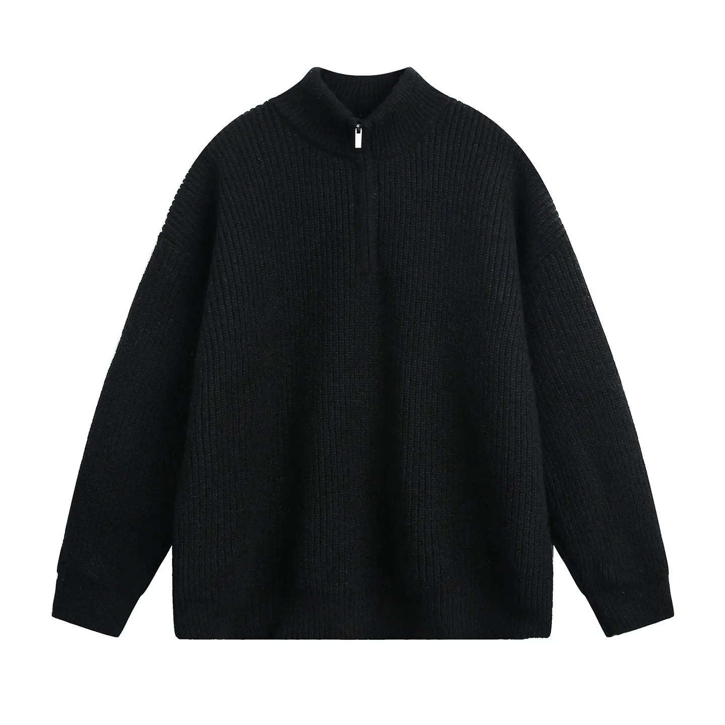 Half zip stand up collar sweater for men Markonline